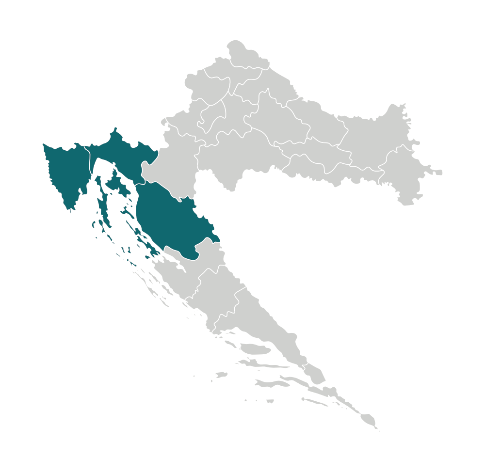 Istrien und Kvarner Region